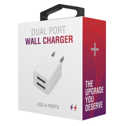 Boxed Dual USB Wall Charger - 5W