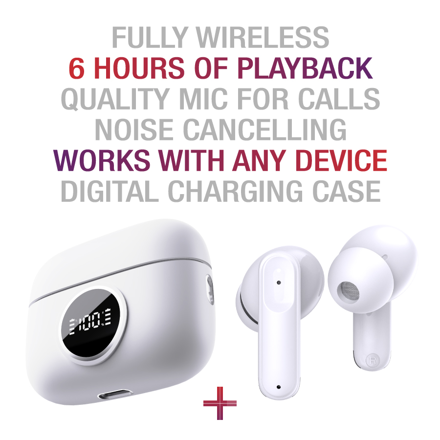 Ultra Quality Wireless Earbuds CM25 by Casemetro