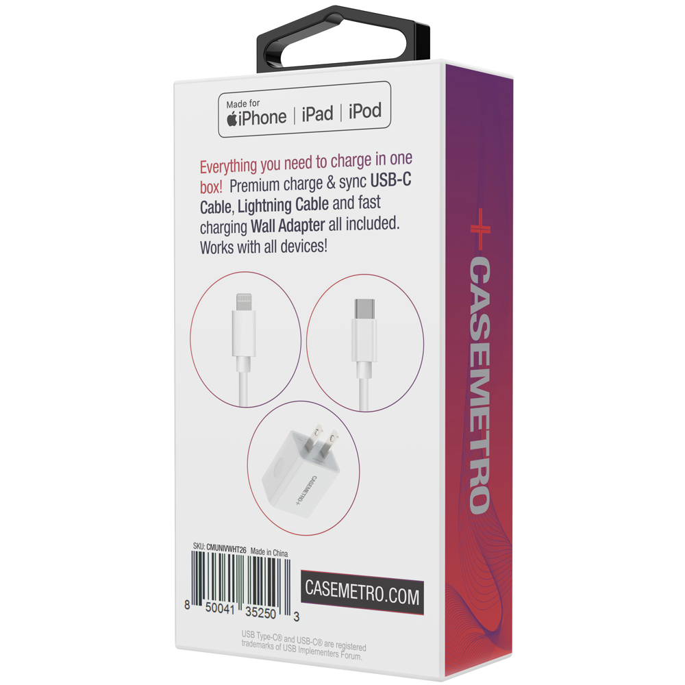 Universal Charging Set 2026 - Includes Wall Adapter!
